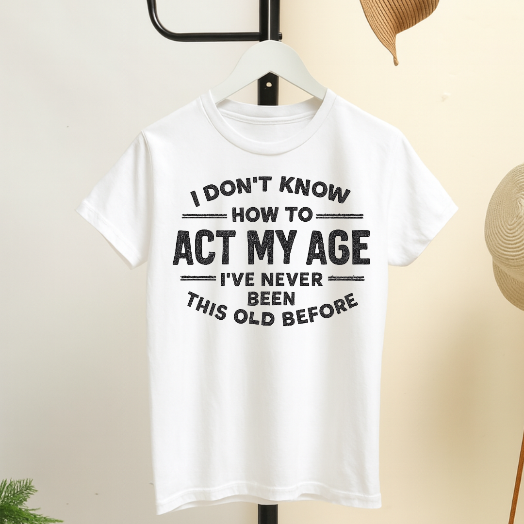 Act My Age White