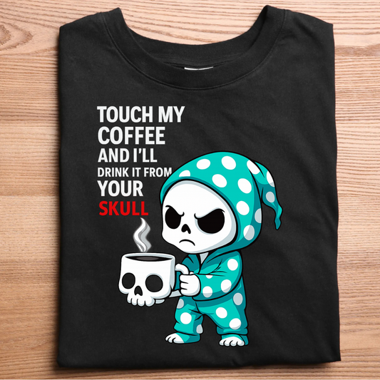 Coffee Skull Black