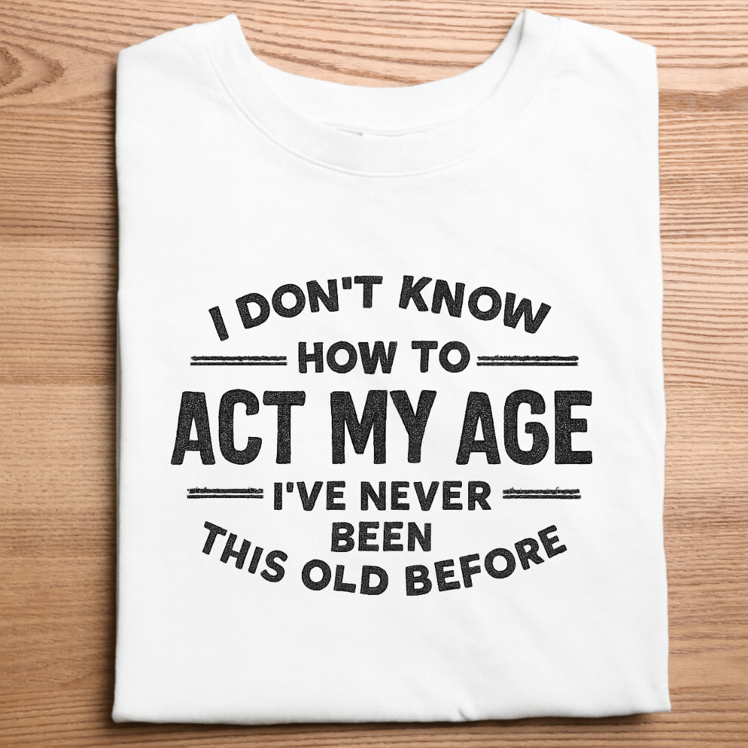 Act My Age White