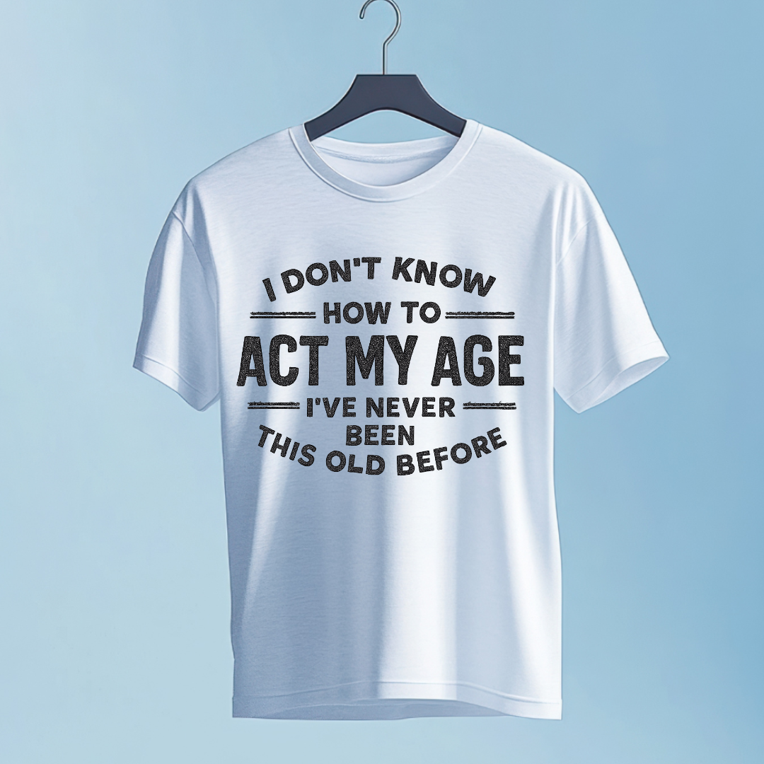 Act My Age White